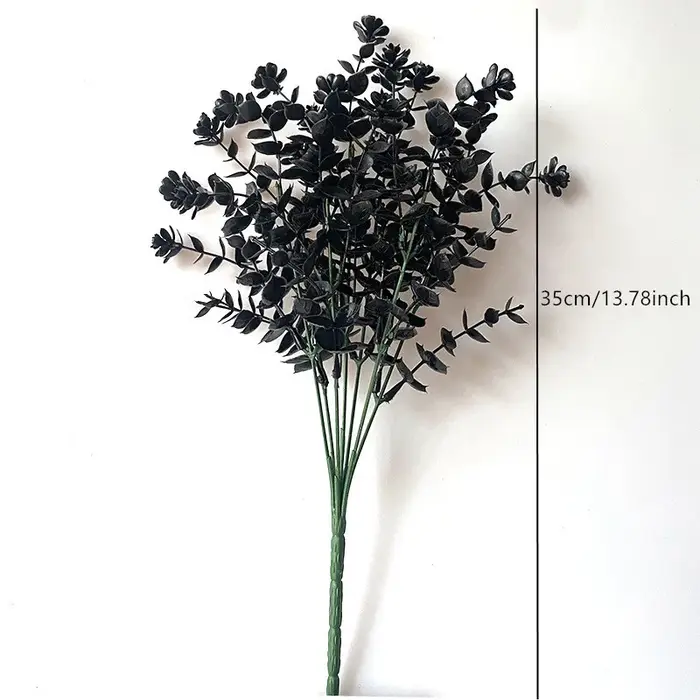 Plante Artificielle Noire d'Halloween