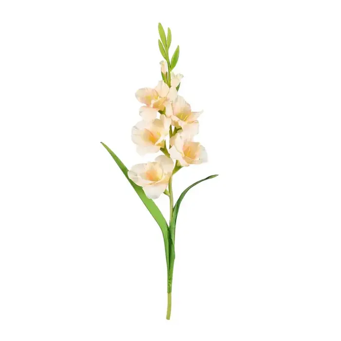 Fleurs artificielles de gladiolus artificielles réalistes pour mariage, pour décoration de maison et