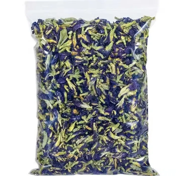 Fleur de papillon naturelle de qualité supérieure, fleur de pois bleu séchée, poudre de fleur de poi