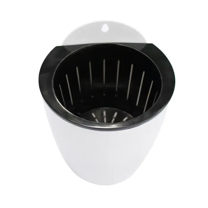 Pot de fleur mural en plastique absorbant l'eau automatique