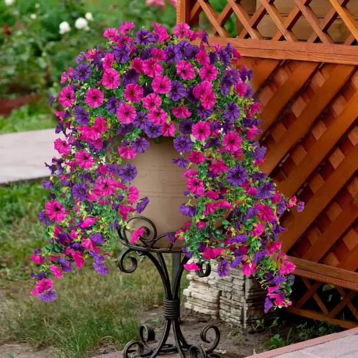 Guirlande de fleurs artificielles Morning Glory pour mariage