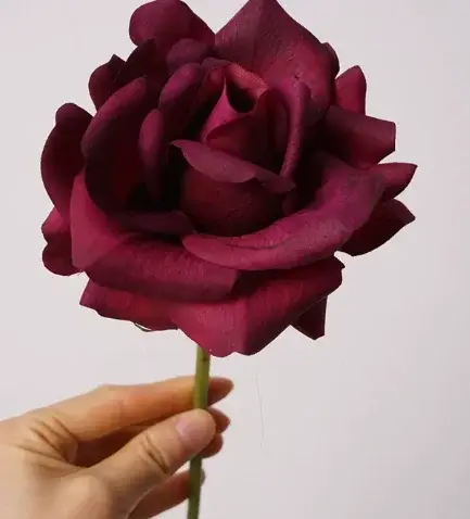 Lot de 10 roses artificielles hydratantes au toucher réel pour décoration de mariage, arrangements f