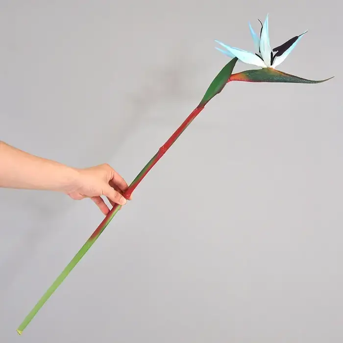 Fleur artificielle d'oiseau de paradis pour la décoration de mariage