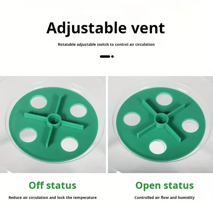 Dôme de protection contre l'humidité pour plantes en plastique réutilisable