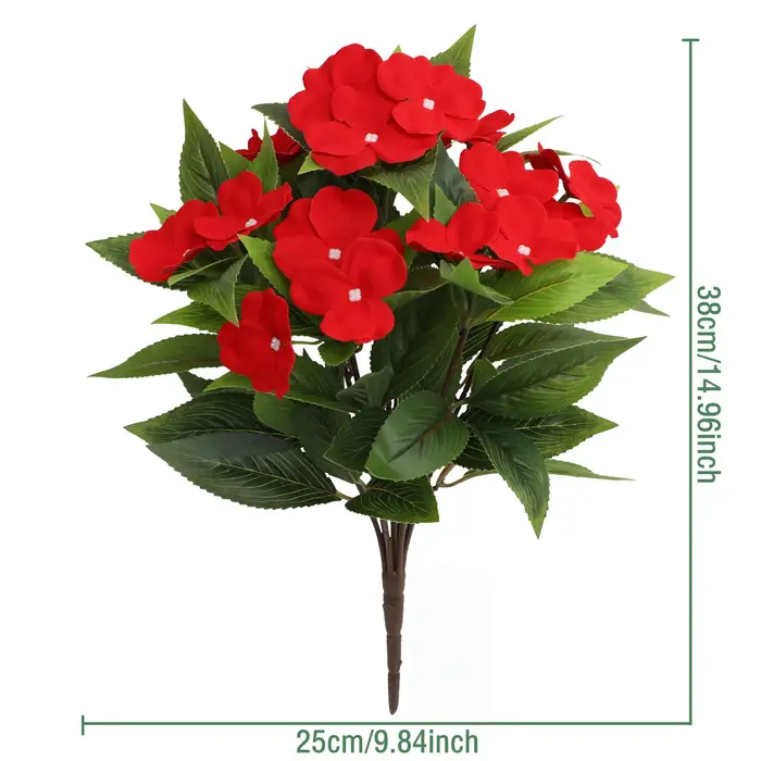 Fleurs artificielles, faux baume réaliste