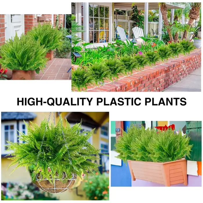Lot de 4 à 20 plantes artificielles