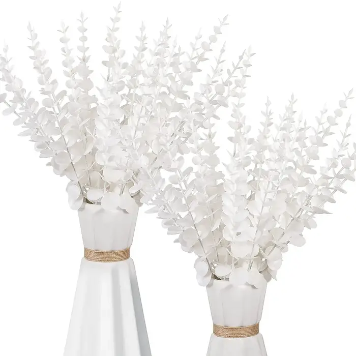 Plantes artificielles, feuilles d'eucalyptus