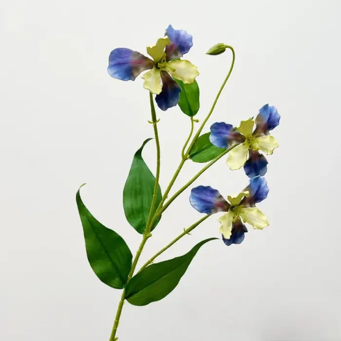 Fleurs artificielles d'iris 30 pouces, fausses fleurs, décoration de maison, Arrangement de mariage,