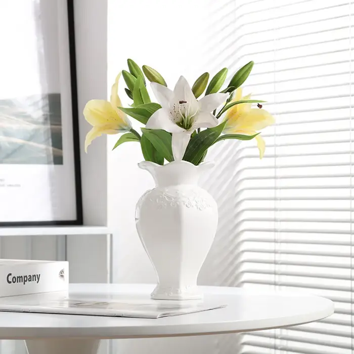 Vase à fleurs en céramique pour mariage