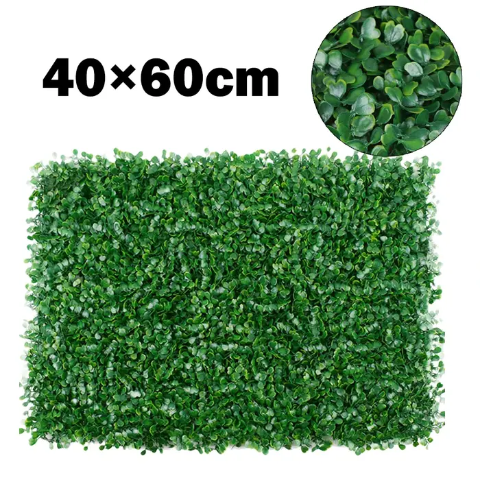 Parents de plantes artificielles 40x60cm, feuillage, haie, tapis d'herbe, panneaux verts, clôture, d