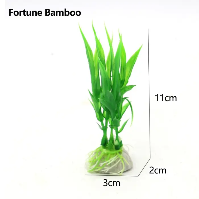 Plante aquatique artificielle en plastique