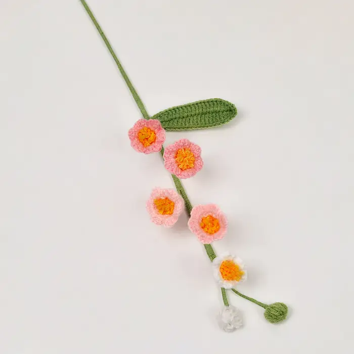 Bouquet de fleurs en tissu au Crochet fait à la main