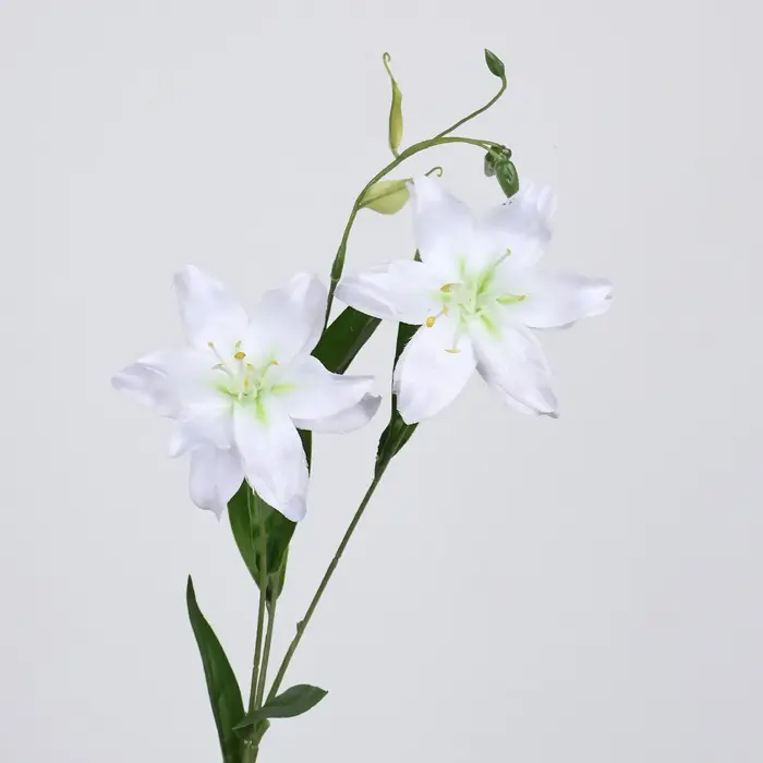 Fleurs artificielles de lys Double couche de 28 pouces, Faux Arrangement Floral de luxe, décoration 