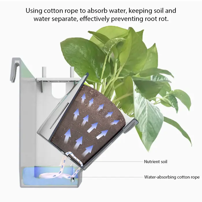 Conteneur de jardinage vertical pour fleurs