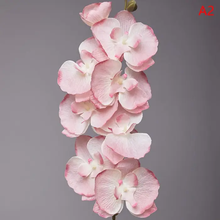 Phalaenopsis artificiel, fausse fleur d'orchidée papillon, décoration de maison, salon, hôtel, Table