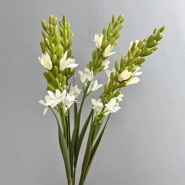 2 pièces artificielle jacinthe fleur bourgeon Agapanthus plante soie fausses fleurs Simulation nuit parfum Auditorium décoration