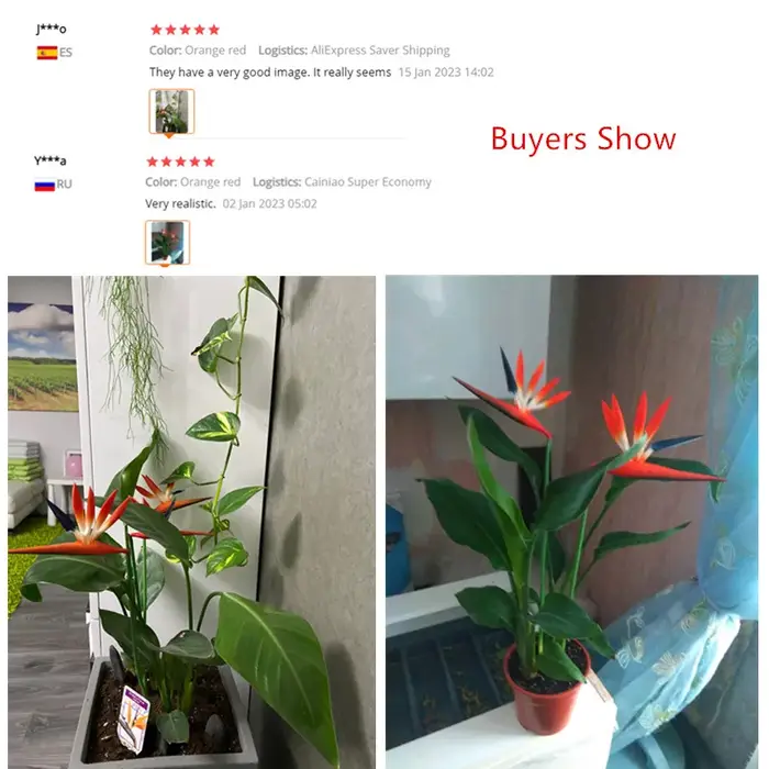 Fleurs artificielles en PU Real Touch
