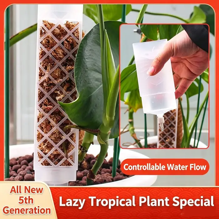 Poteau de fixation pour plantes grimpantes en bambou