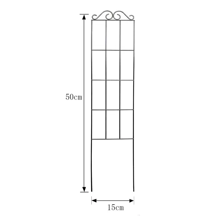 Cadre d'escalade en métal pour plantes grimpantes, treillis d'intérieur de jardin, fer, plantes en p