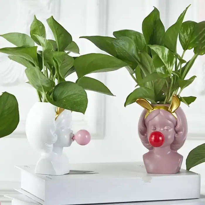User inières succulentes en résine