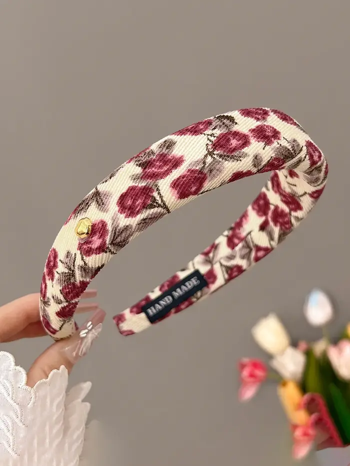 Bandeau floral français pour la saint-valentin pour femmes