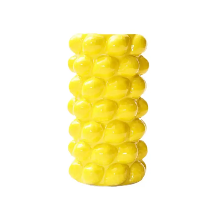 Vase à fleurs en céramique en forme de fruit