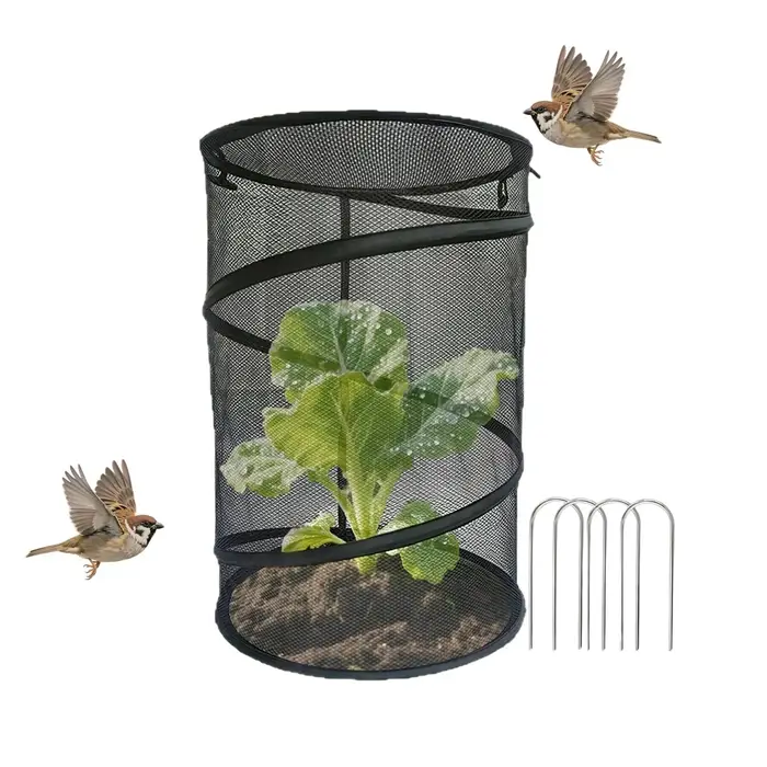 Couverture de protection pliable en filet pour plantes