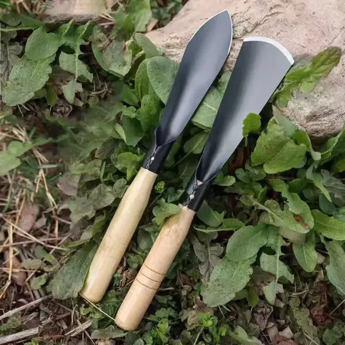 Pelle de jardin polyvalente pour planter des fleurs, désherber, ameublir la terre, récolter des légumes sauvages – Ensemble d'outils horticoles