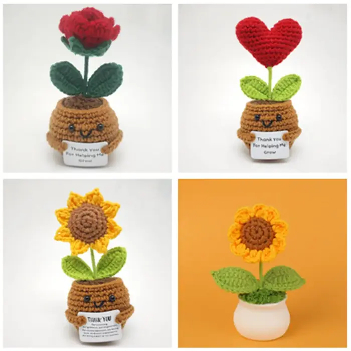 Fleurs tulipe artificielle en pot