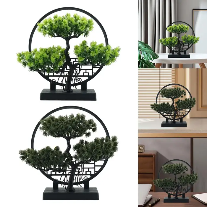 Bonsaï artificiel, plantes artificielles vertes