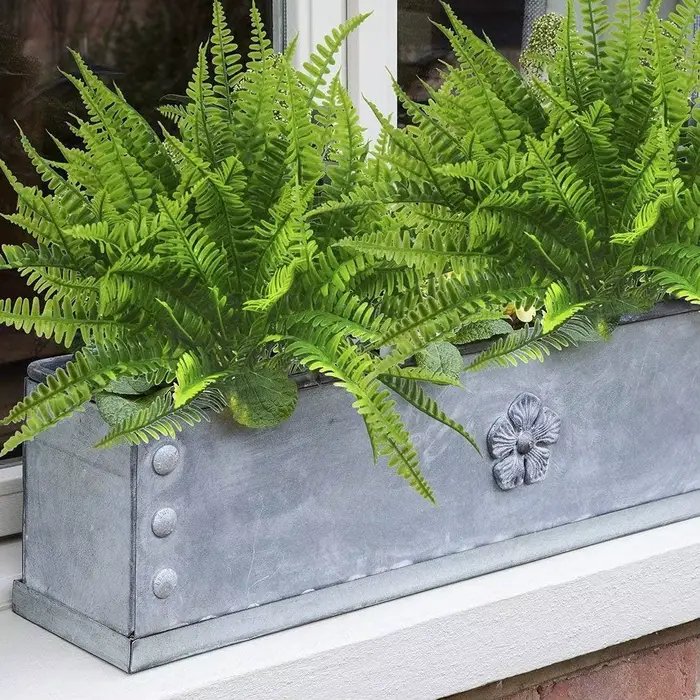 Lot de 4 plantes artificielles de fougères