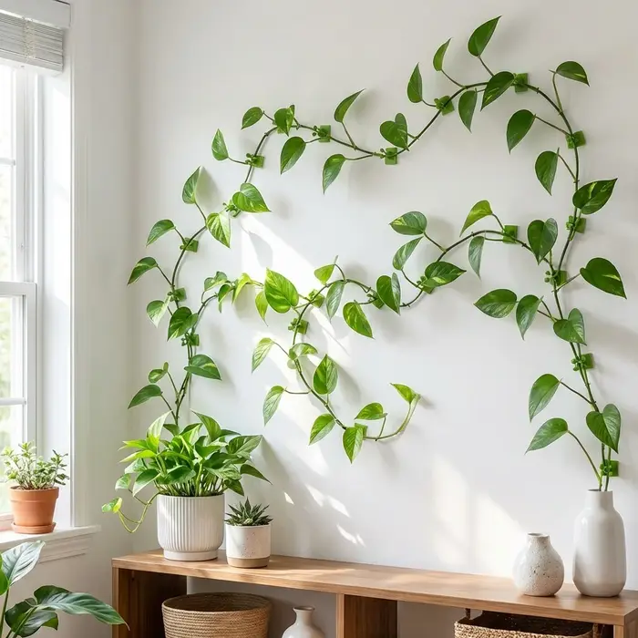 Clips muraux pour plantes grimpantes