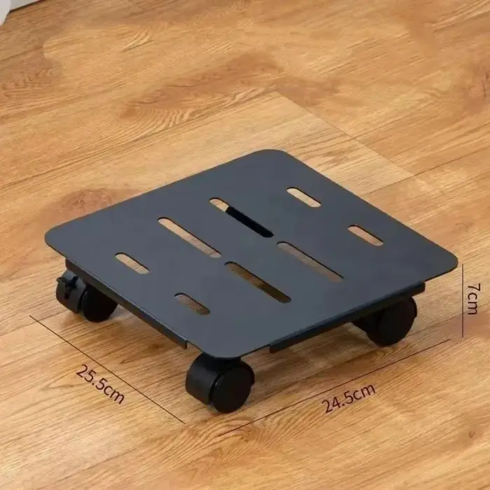 Support de plantes mobile en métal pour plantes d'intérieur et d'extérieur, plateau pour pot de plan