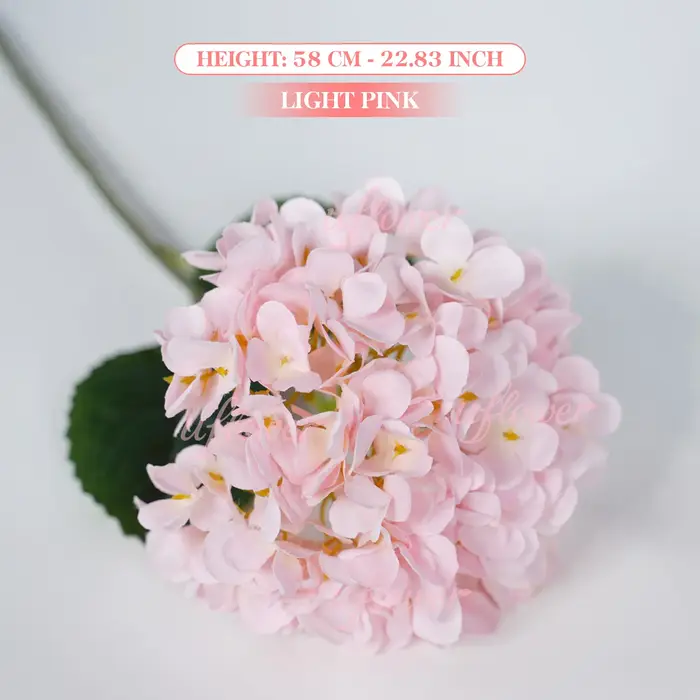 1/5/10 pièces 58cm belles fleurs artificielles en soie hortensia bouquet pour la maison fête mariage