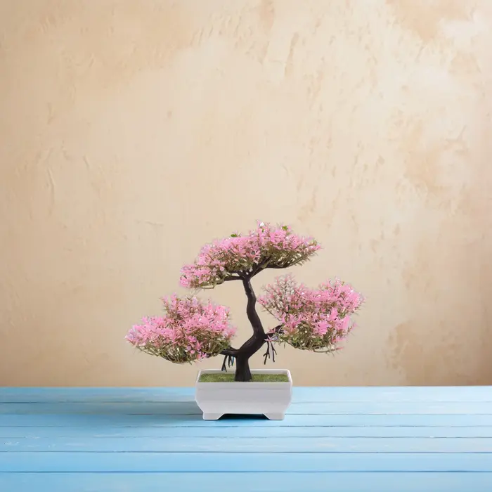 Bonsaï artificiel, fleurs de cerisier