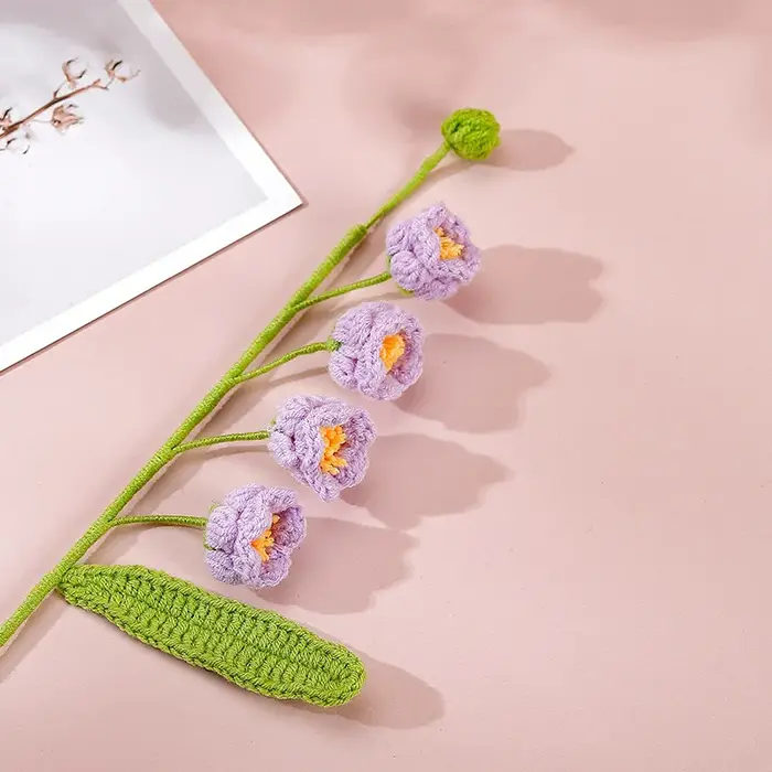Bouffée cloche orchidée Crochet fleurs créatif