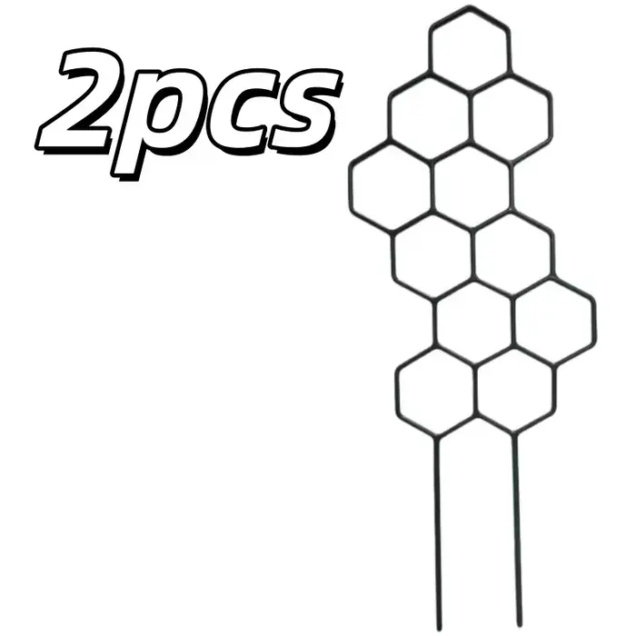 2 supports pour plantes grimpantes en nid d'abeille (38x15cm) – Support peu encombrant pour plantes 