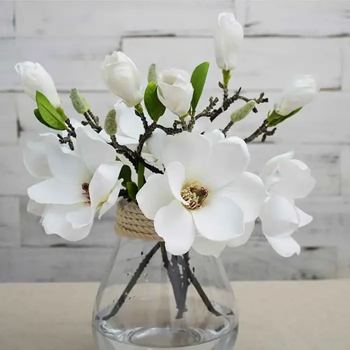 Fleur de magnolia artificielle
