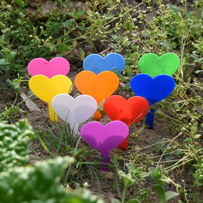 Étiquettes en plastique imperméables pour plantes de jardin