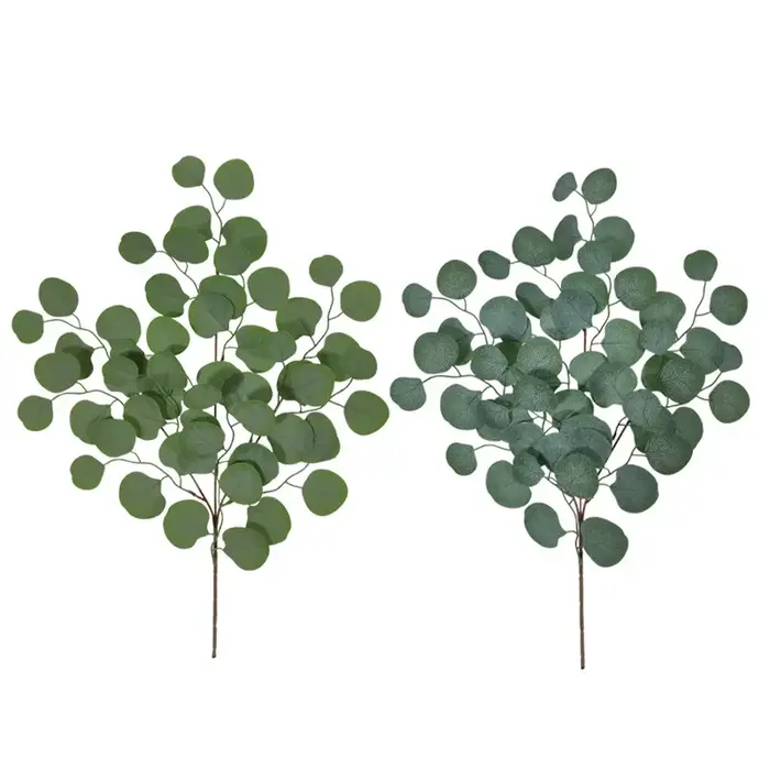 Feuilles d'eucalyptus artificielles pour la décoration intérieure