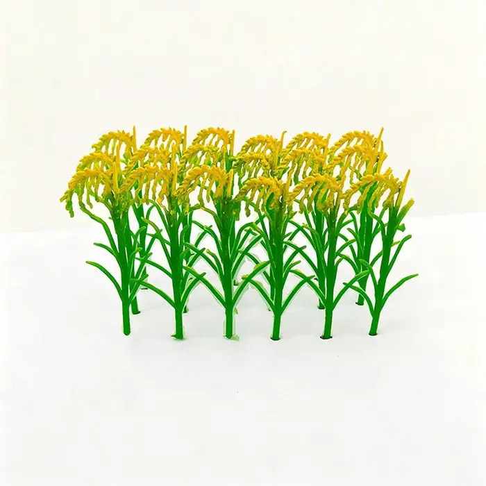 Kits de modèles de plantes agricoles simulées, mini-tiges de blé/riz/maïs, matériaux pour plateforme agricole DIY, accessoire de décoration pour table de sable