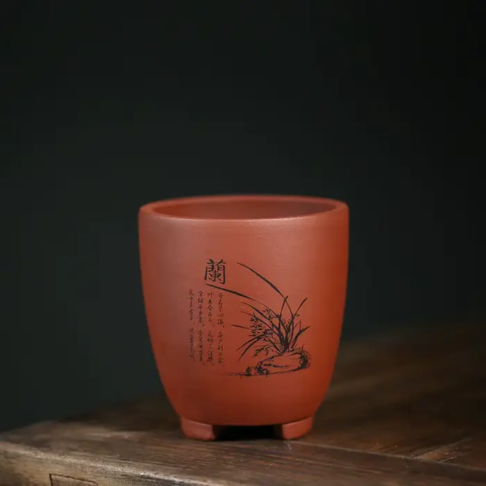 Pot de fleurs de sable violet pour plantes succulentes