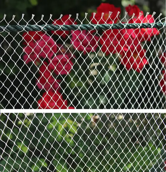 Filet anti-oiseaux robuste, filet de clôture de cerf en nylon, filet de jardin et maille de clôture 