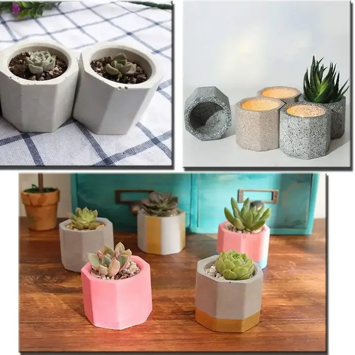 Moules en silicone pour pots de fleurs, adaptés à la plantation de fleurs, bricolage, arôme ci-après les et décoration intérieure de la maison