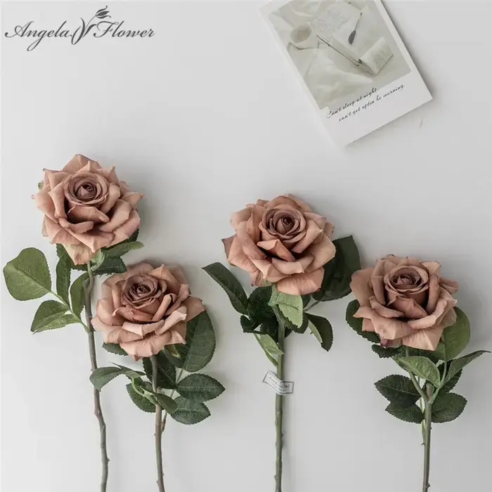 Branche de Rose pour Bouquet de mariée de mariage