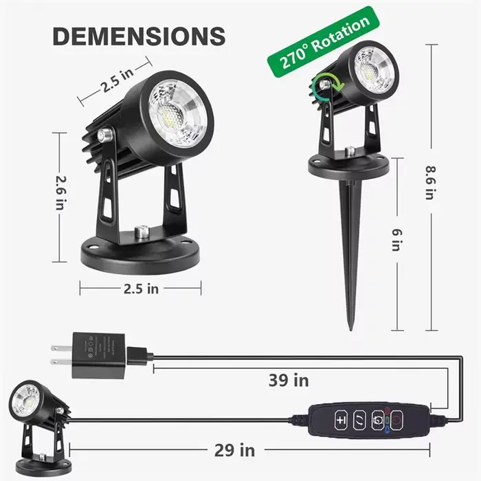 Spot Lumineux LED d'Nikà Intensité Réglable