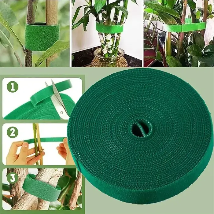 Attaches pour plantes en nylon réutilisables