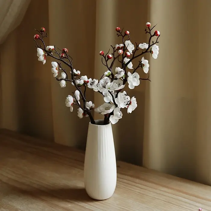 Fleurs artificielles Fleur Pêche Branche