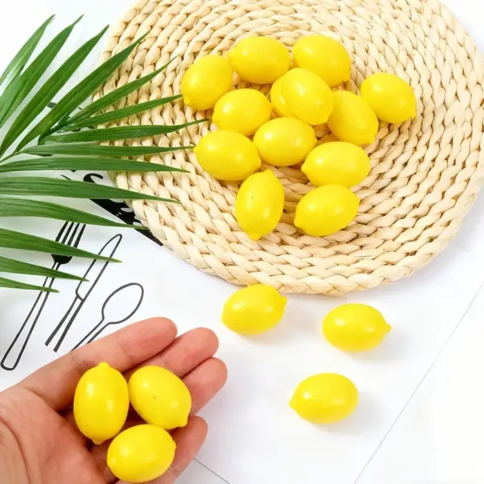 20 mini-citrons artificiels