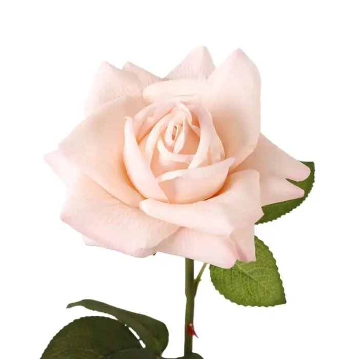 Rose artificielle réaliste au toucher, faite à la main, branche de rose artificielle de 73 cm, simul